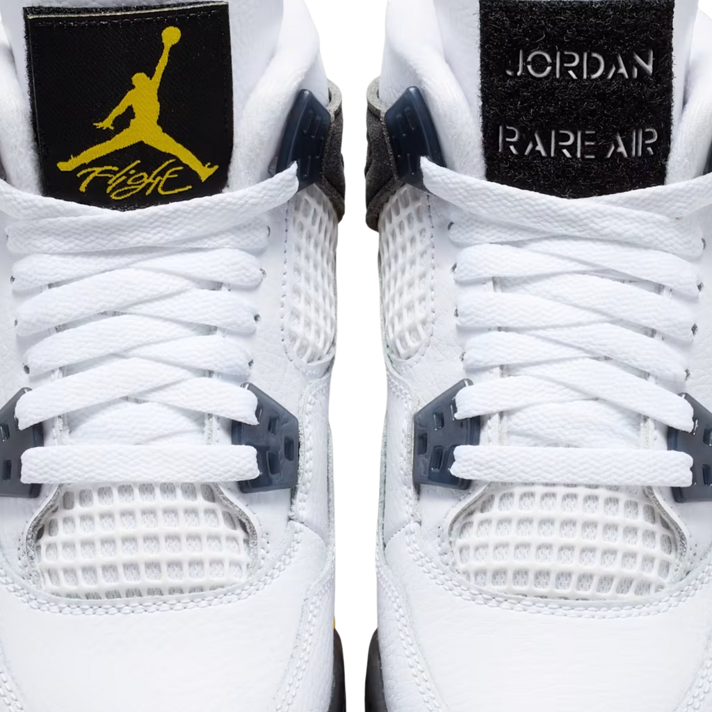 (GS) Air Jordan 4 Retro "Rare Air / Tour Yellow" (2026) [408452-102] Sneakers in White | FOOT NINJAS {5}