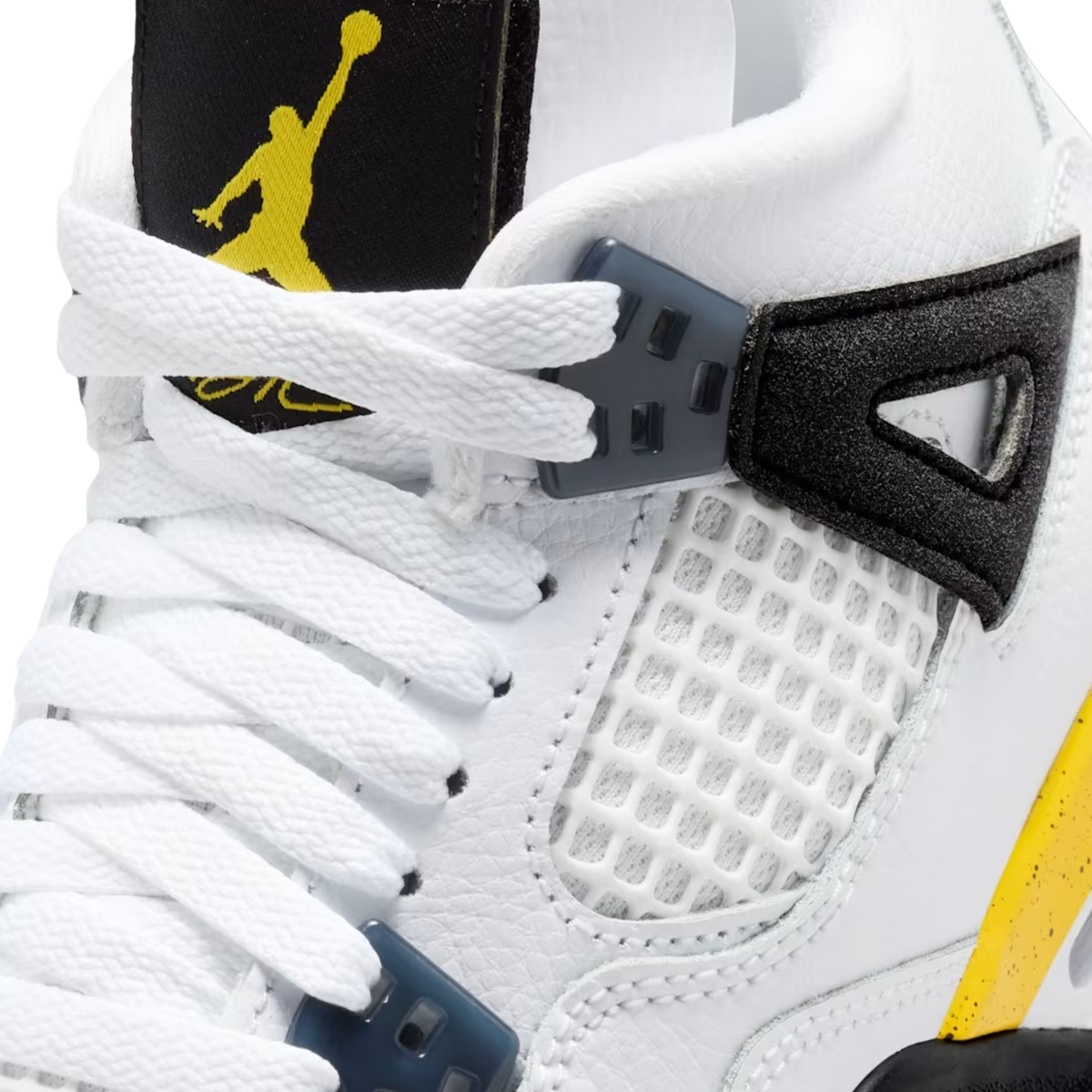 (GS) Air Jordan 4 Retro "Rare Air / Tour Yellow" (2026) [408452-102] Sneakers in White | FOOT NINJAS {8}