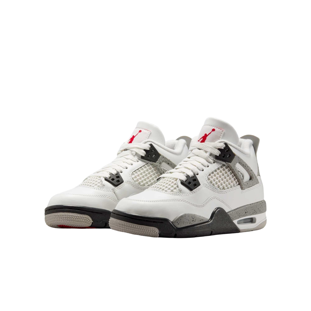 (GS) Air Jordan 4 Retro "Reimagined White Cement" (2025) [IB4171-100] Sneakers in White | FOOT NINJAS {3}
