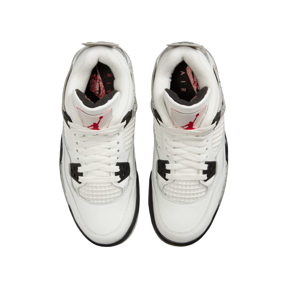 (GS) Air Jordan 4 Retro "Reimagined White Cement" (2025) [IB4171-100] Sneakers in White | FOOT NINJAS {4}