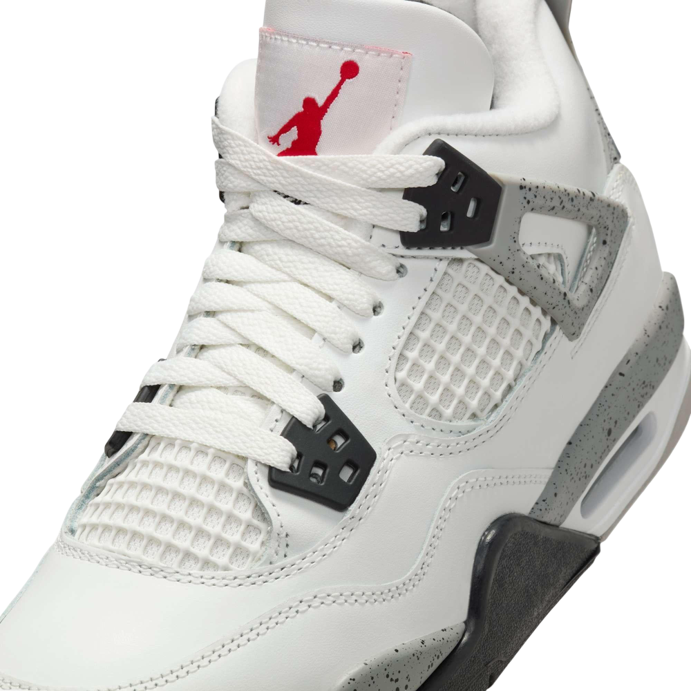 (GS) Air Jordan 4 Retro "Reimagined White Cement" (2025) [IB4171-100] Sneakers in White | FOOT NINJAS {7}