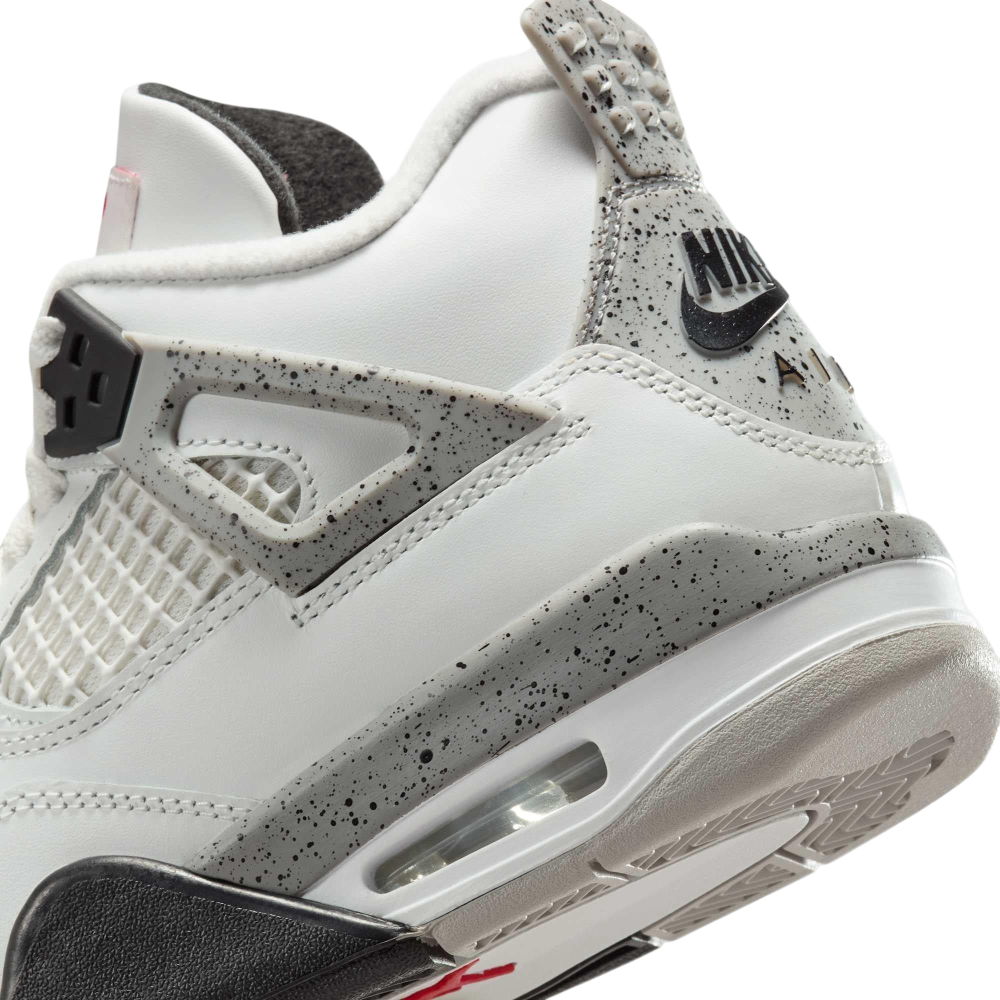 (GS) Air Jordan 4 Retro "Reimagined White Cement" (2025) [IB4171-100] Sneakers in White | FOOT NINJAS {8}