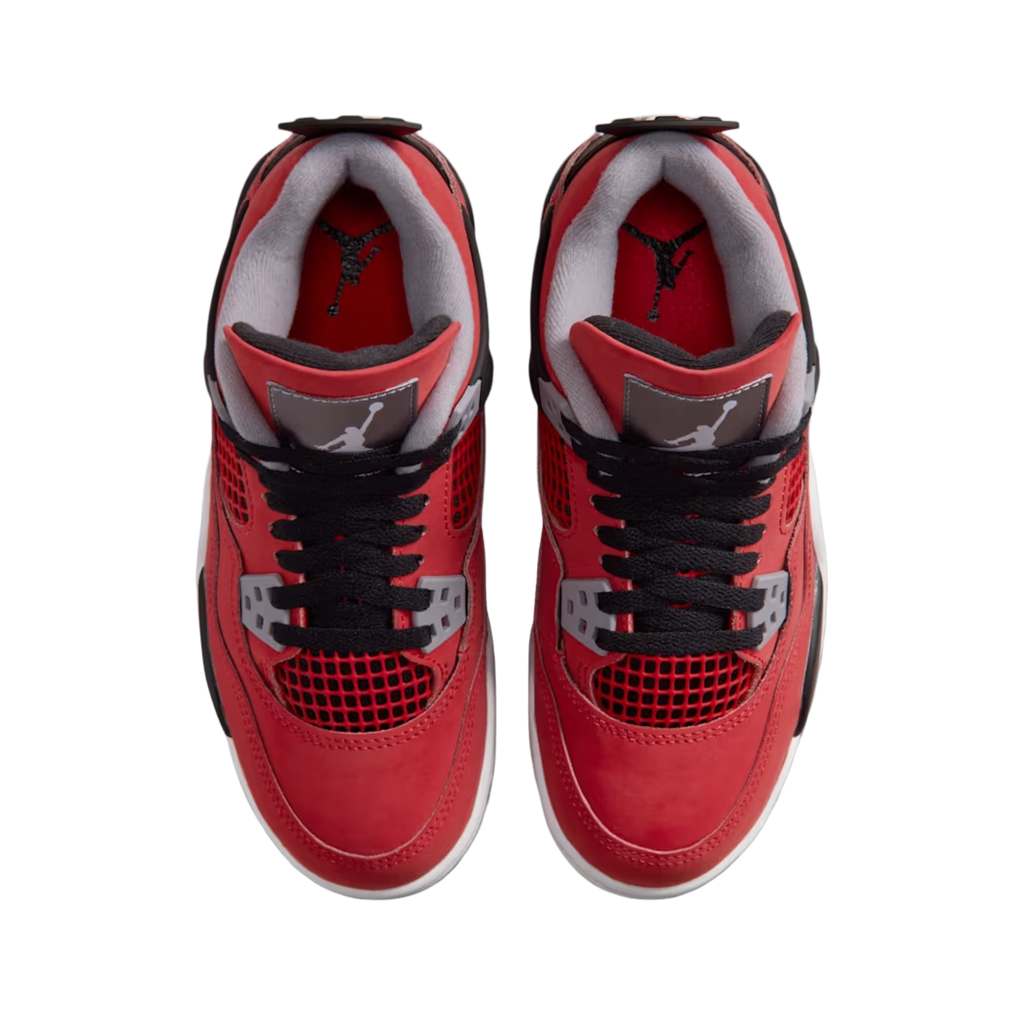 (GS) Air Jordan 4 Retro "Toro Bravo / Raging Bull" (2026) Sneakers in Red [FQ8213-600] | FOOT NINJAS [4]