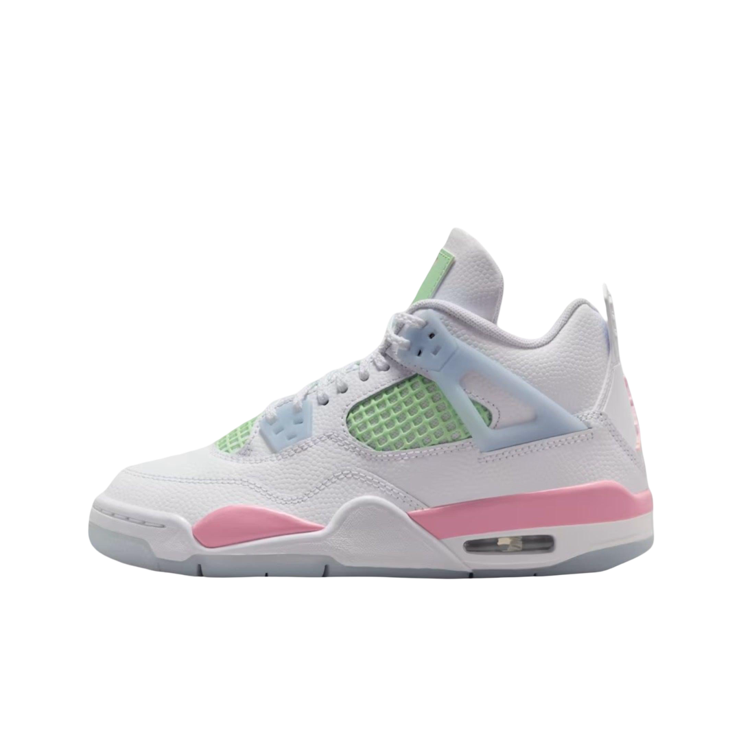 (GS) Air Jordan 4 Retro "Valentine's Day / Pastel" (2026) [IB7068-100] Sneakers in Multicolor | FOOT NINJAS {1}
