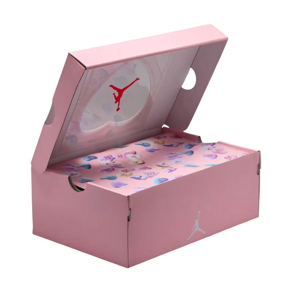 (GS) Air Jordan 4 Retro "Valentine's Day / Pastel" (2026) [IB7068-100] Sneakers in Multicolor | FOOT NINJAS {12}