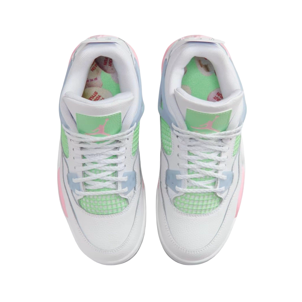 (GS) Air Jordan 4 Retro "Valentine's Day / Pastel" (2026) [IB7068-100] Sneakers in Multicolor | FOOT NINJAS {5}