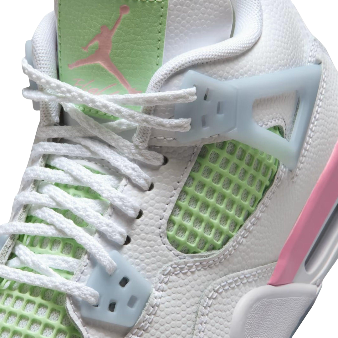 (GS) Air Jordan 4 Retro "Valentine's Day / Pastel" (2026) [IB7068-100] Sneakers in Multicolor | FOOT NINJAS {7}