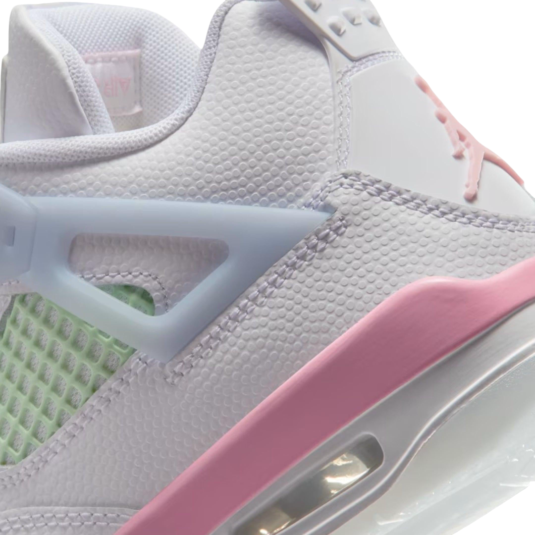 (GS) Air Jordan 4 Retro "Valentine's Day / Pastel" (2026) [IB7068-100] Sneakers in Multicolor | FOOT NINJAS {8}