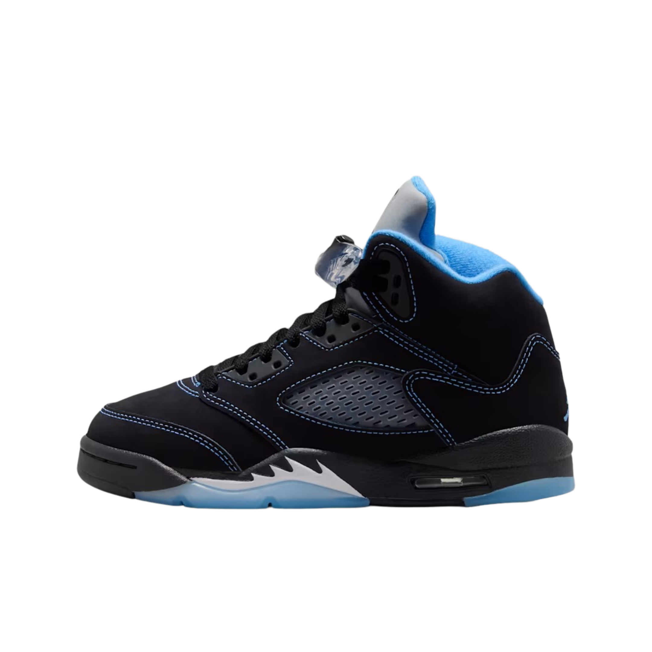 (GS) Air Jordan 5 Retro "Black Carolina / UNC University Blue" (2026) [440888-008] Sneakers in Black | FOOT NINJAS [1]