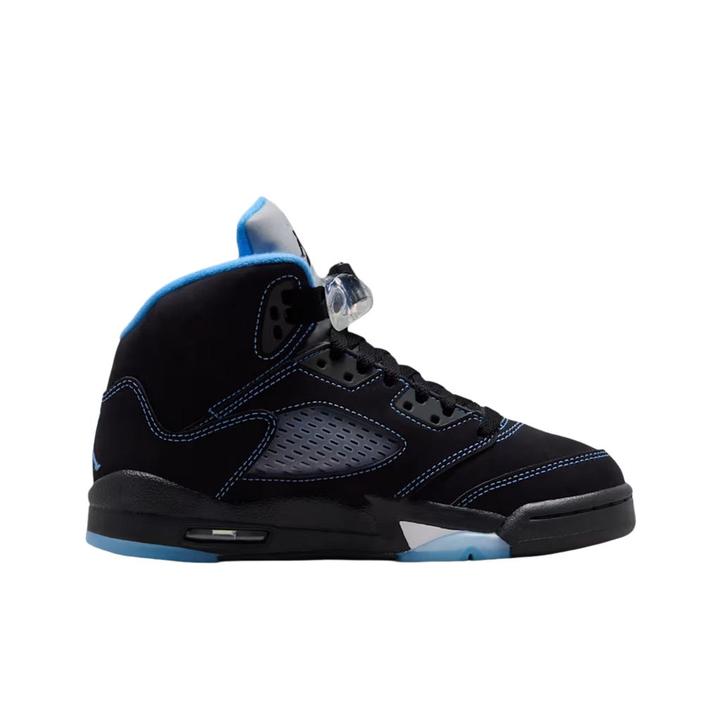 (GS) Air Jordan 5 Retro "Black Carolina / UNC University Blue" (2026) [440888-008] Sneakers in Black | FOOT NINJAS [2]