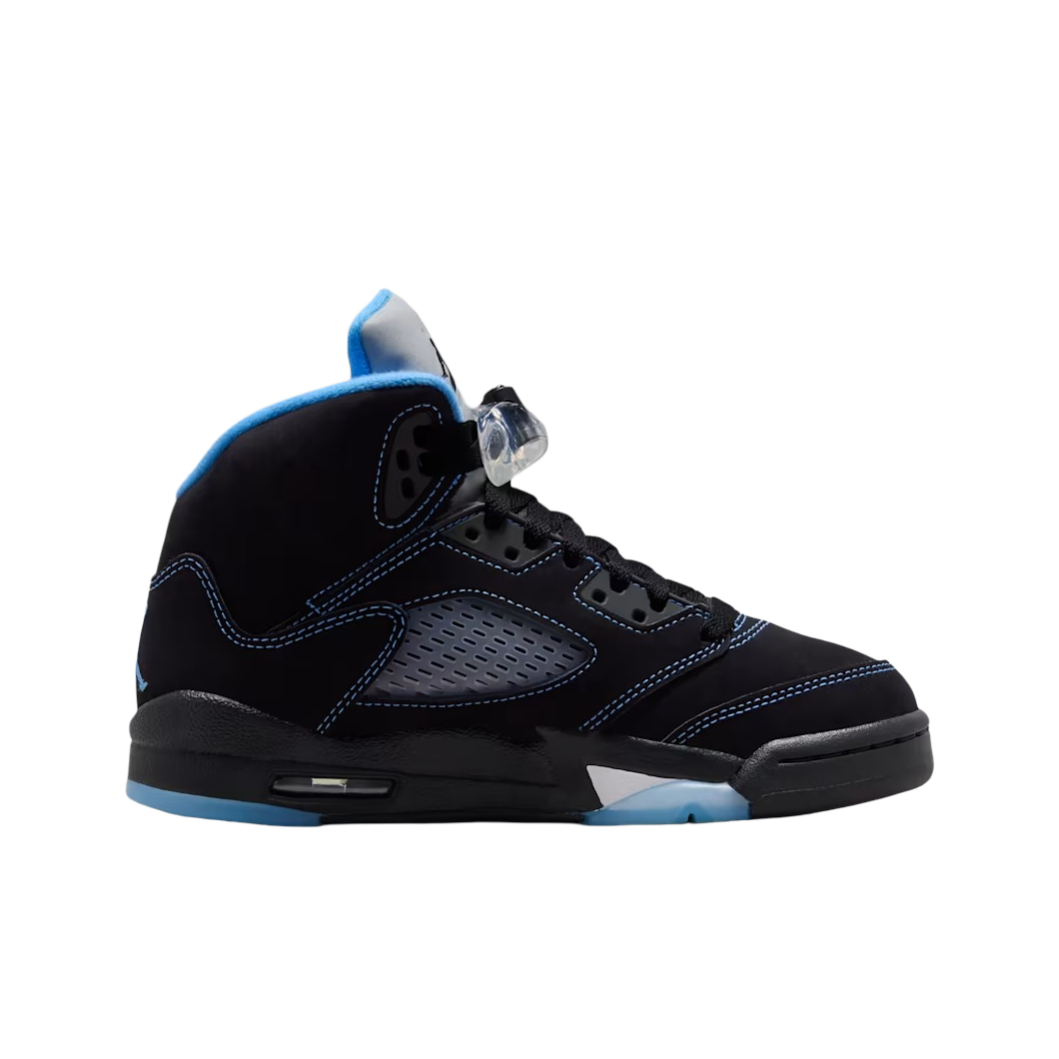 (GS) Air Jordan 5 Retro "Black Carolina / UNC University Blue" (2026) [440888-008] Sneakers in Black | FOOT NINJAS [2]