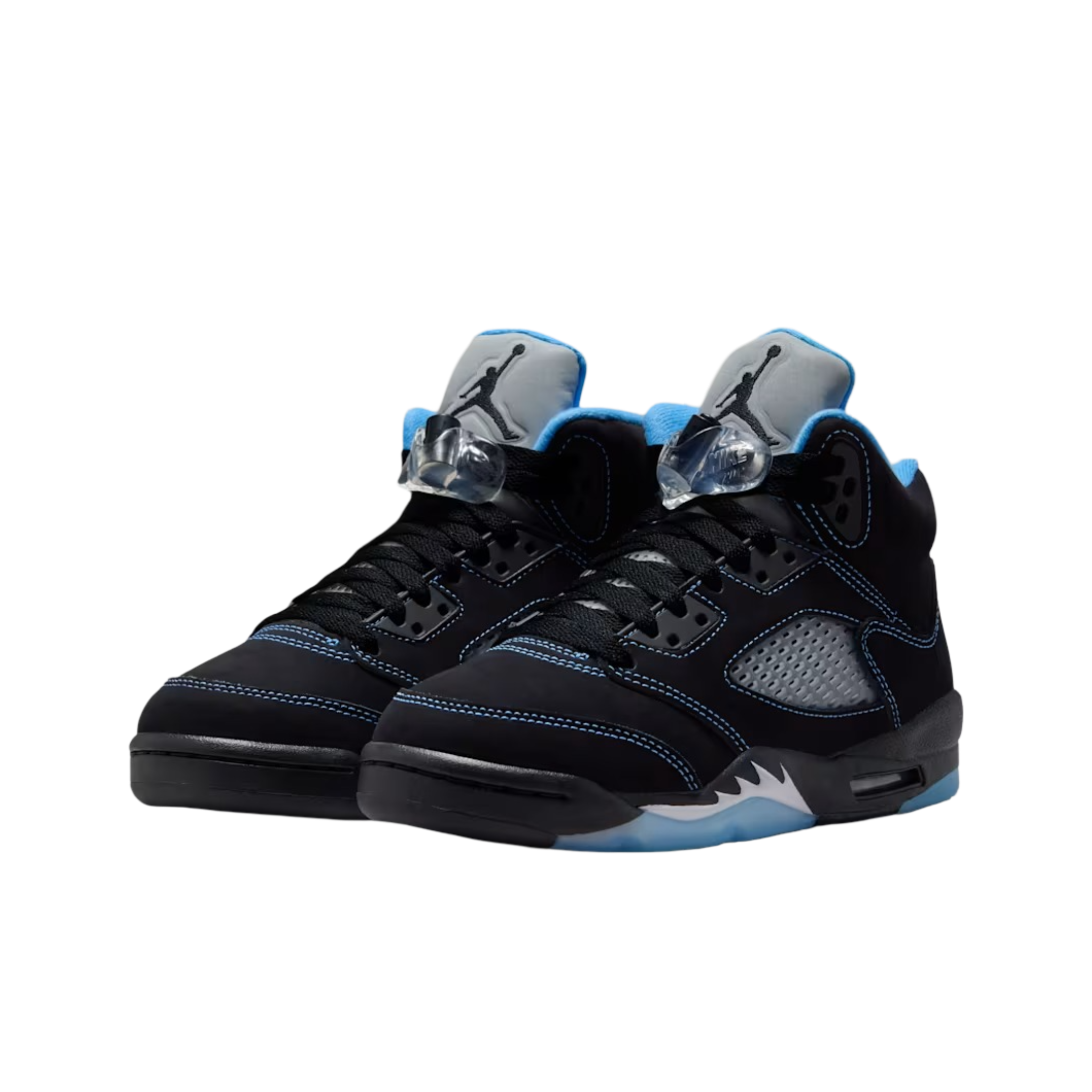(GS) Air Jordan 5 Retro "Black Carolina / UNC University Blue" (2026) [440888-008] Sneakers in Black | FOOT NINJAS [3]