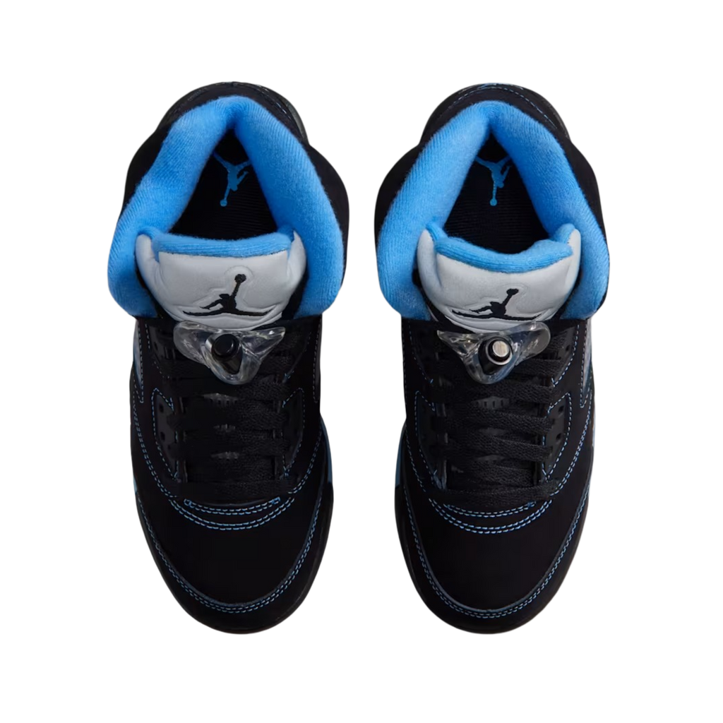 (GS) Air Jordan 5 Retro "Black Carolina / UNC University Blue" (2026) [440888-008] Sneakers in Black | FOOT NINJAS [4]