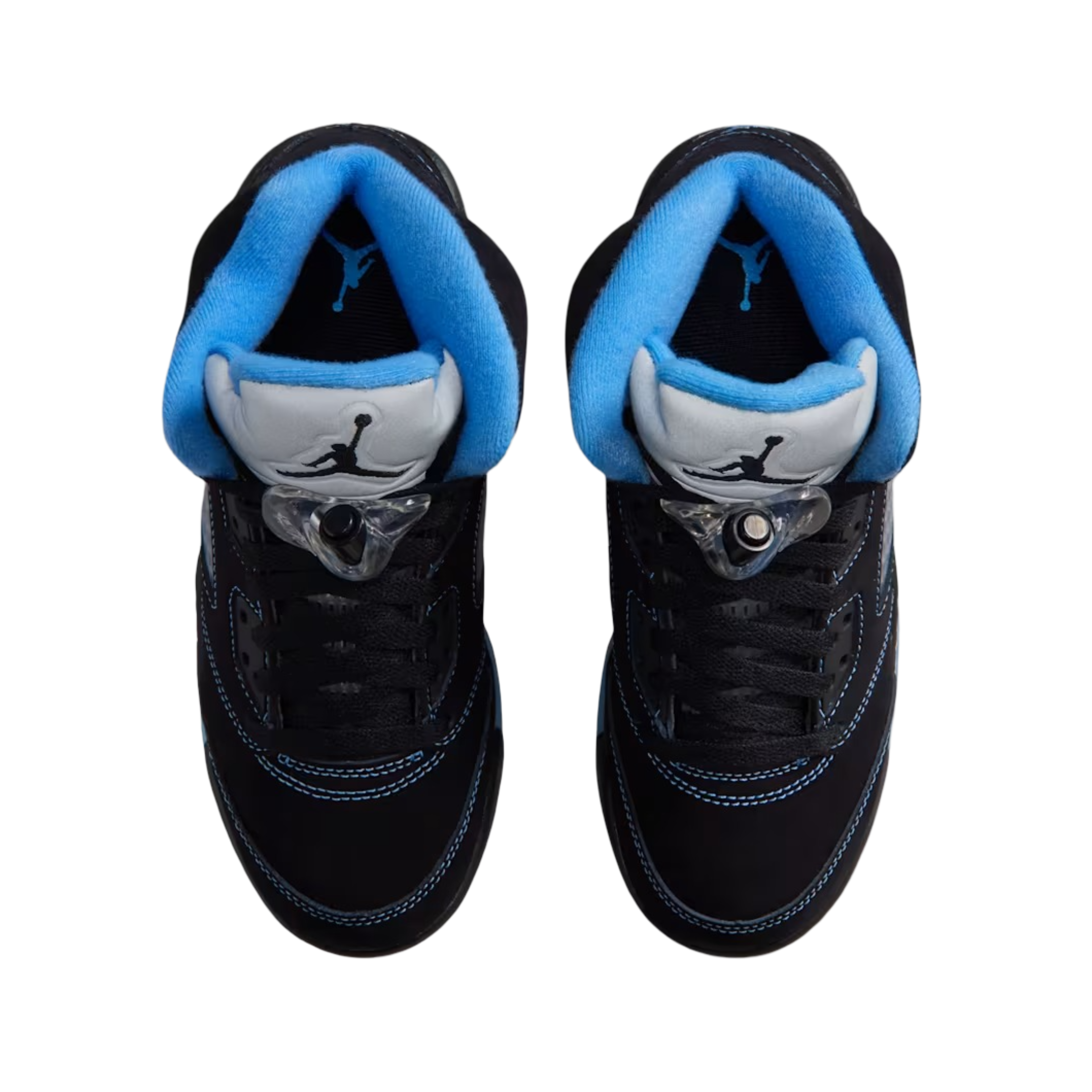 (GS) Air Jordan 5 Retro "Black Carolina / UNC University Blue" (2026) [440888-008] Sneakers in Black | FOOT NINJAS [4]