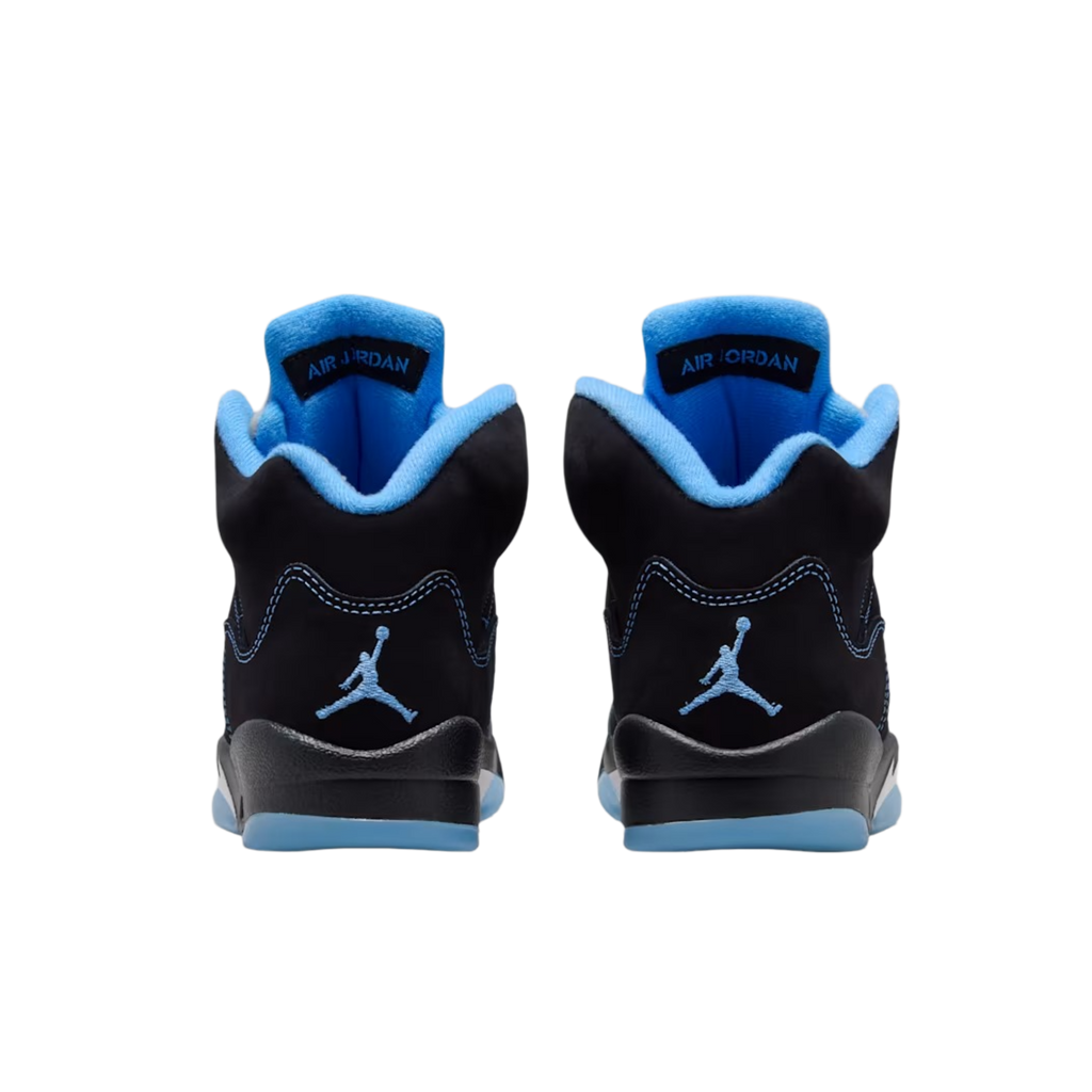 (GS) Air Jordan 5 Retro "Black Carolina / UNC University Blue" (2026) [440888-008] Sneakers in Black | FOOT NINJAS [5]