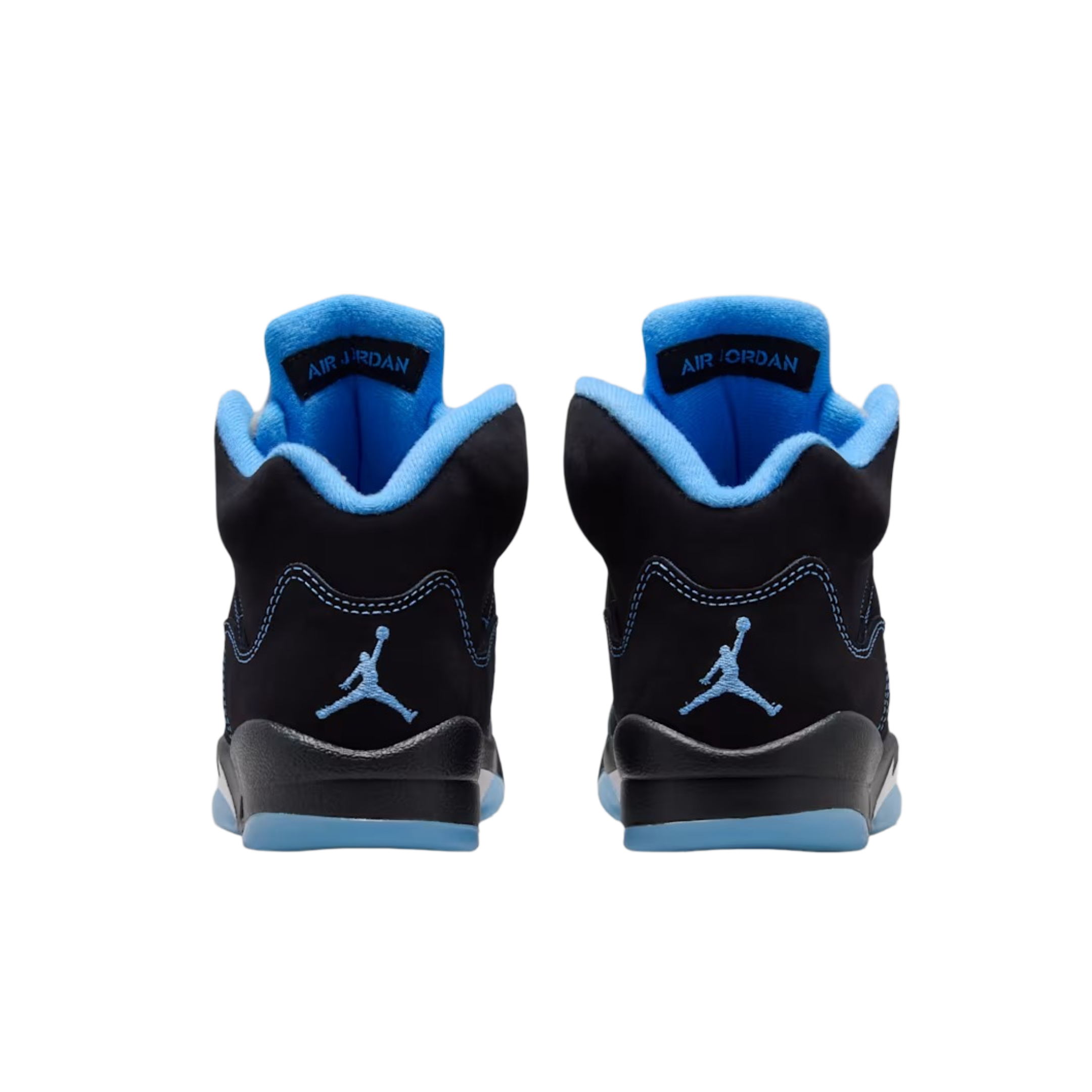 (GS) Air Jordan 5 Retro "Black Carolina / UNC University Blue" (2026) [440888-008] Sneakers in Black | FOOT NINJAS [5]