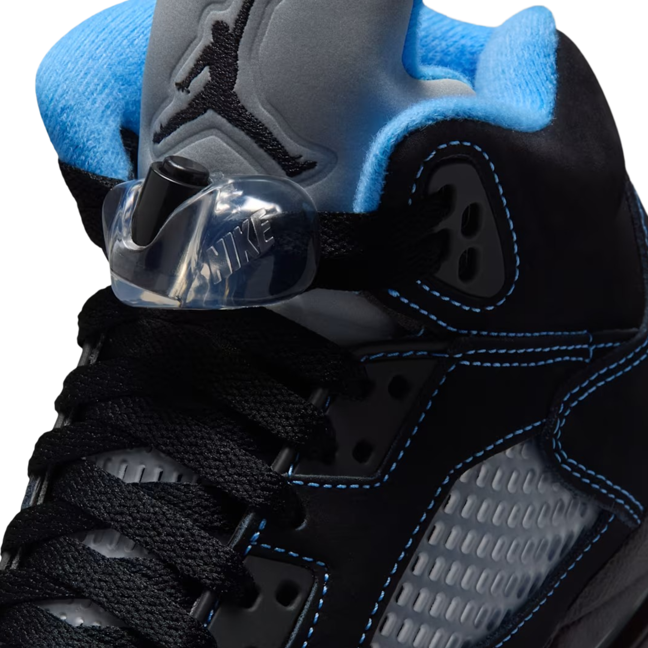 (GS) Air Jordan 5 Retro "Black Carolina / UNC University Blue" (2026) [440888-008] Sneakers in Black | FOOT NINJAS [7]