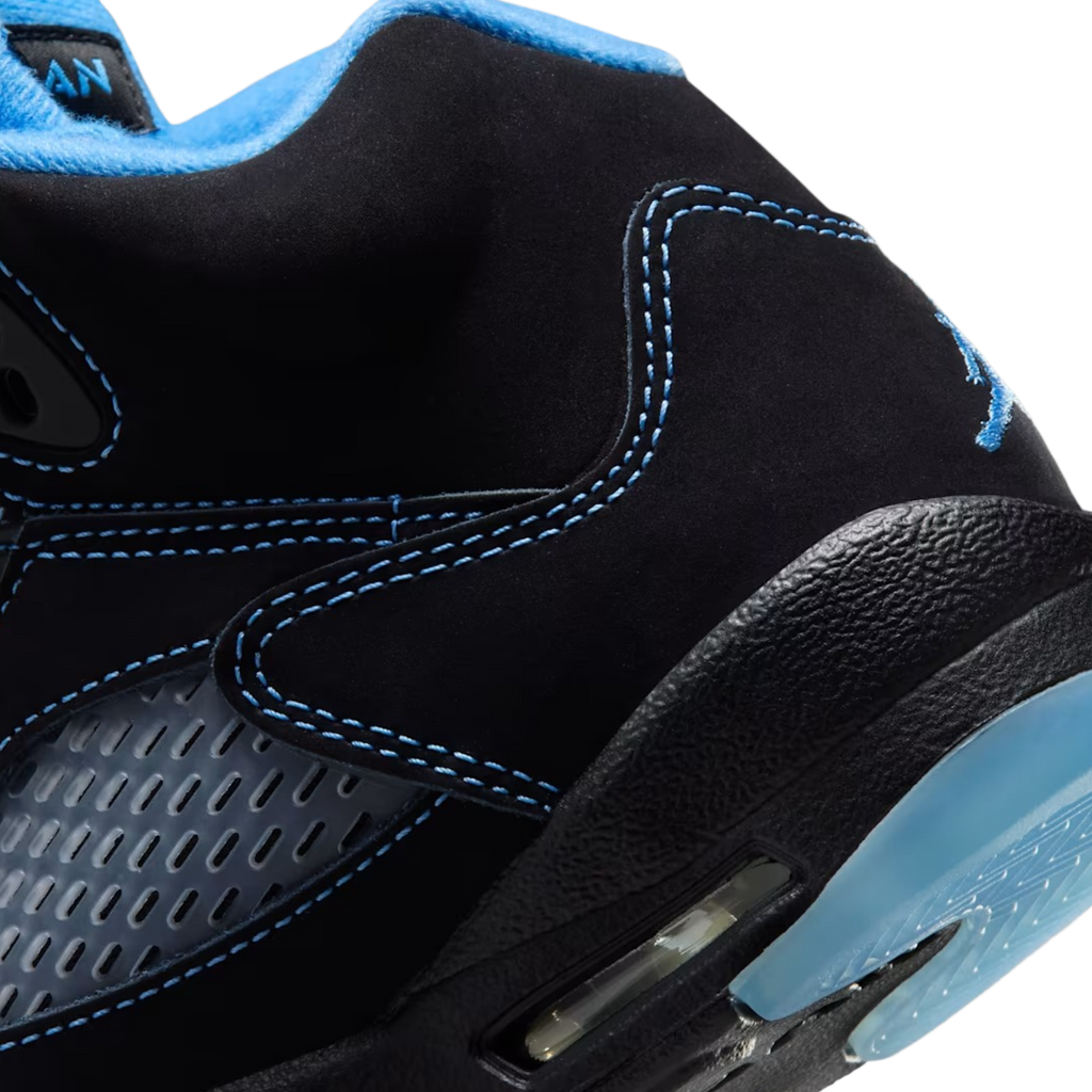 (GS) Air Jordan 5 Retro "Black Carolina / UNC University Blue" (2026) [440888-008] Sneakers in Black | FOOT NINJAS [8]