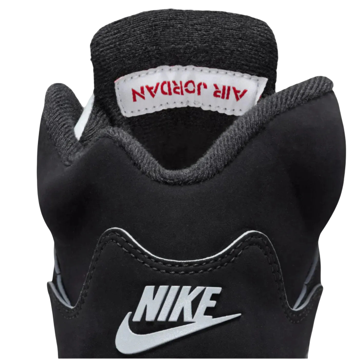 (GS) Air Jordan 5 Retro "Reimagined Black / Metallic Silver" (2025) [HF3976-001] Sneakers in Black | FOOT NINJAS {10}