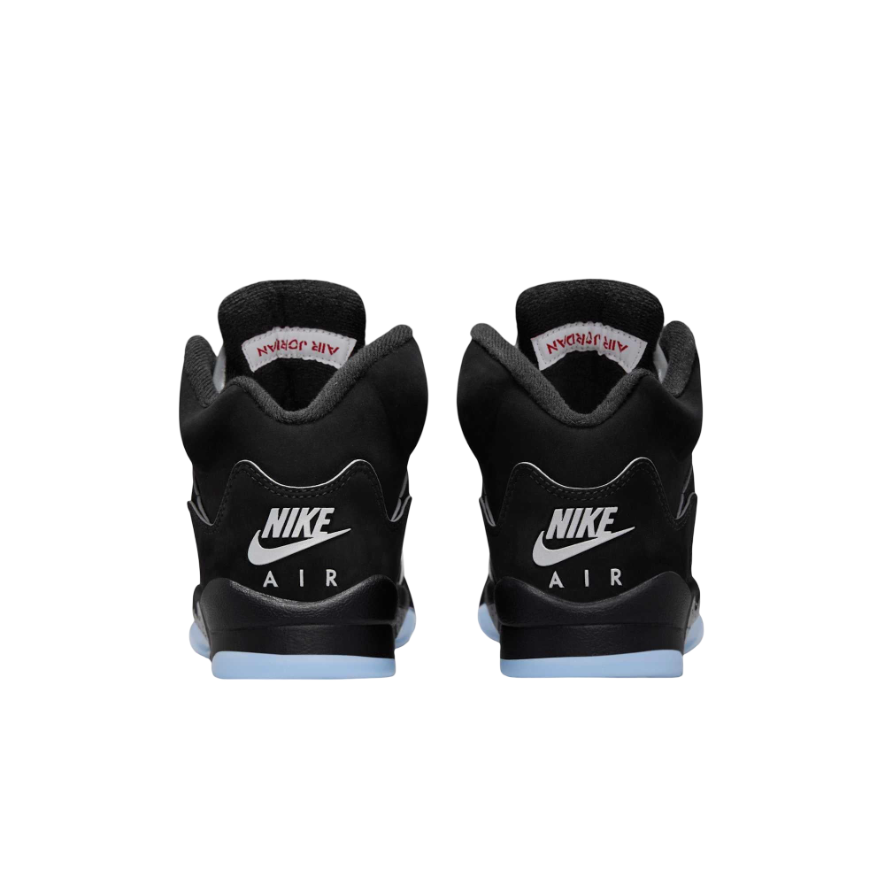 (GS) Air Jordan 5 Retro "Reimagined Black / Metallic Silver" (2025) [HF3976-001] Sneakers in Black | FOOT NINJAS {5}