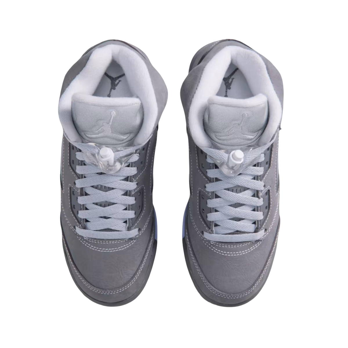 (GS) Air Jordan 5 Retro "Wolf Grey" (2026) [440888-002] Sneakers in Grey | FOOT NINJAS {4}