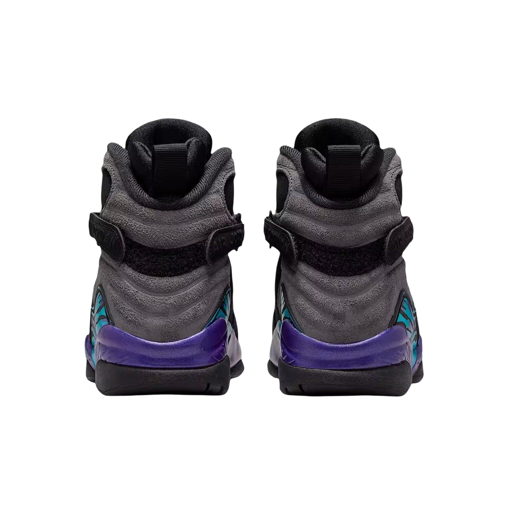 (GS) Air Jordan 8 Retro "Aqua" (2025) [305368-006] Sneakers in Black | FOOT NINJAS {5}
