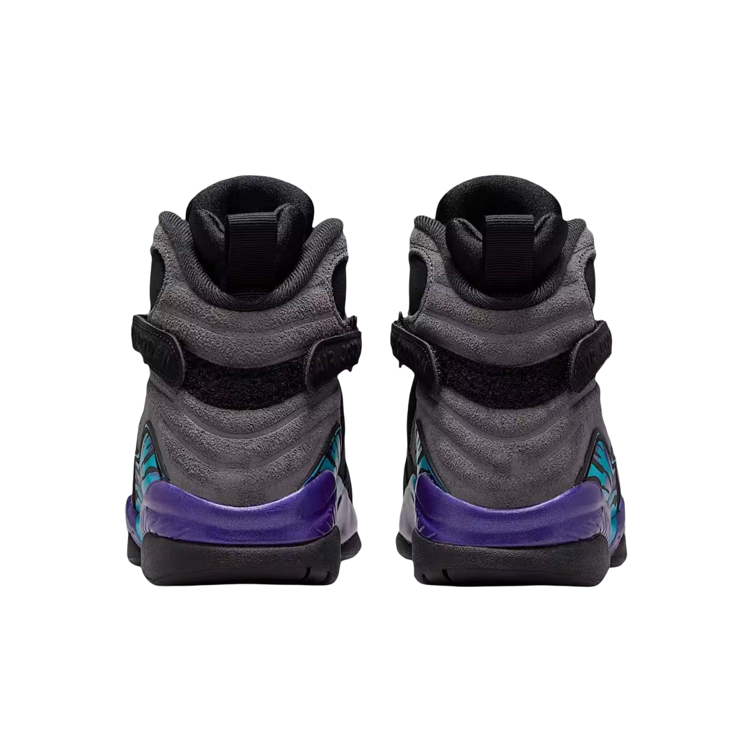 (GS) Air Jordan 8 Retro "Aqua" (2025) [305368-006] Sneakers in Black | FOOT NINJAS {5}