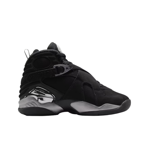 (GS) Air Jordan 8 Retro "Chrome" (2026) [305368-007] Sneakers in Black | FOOT NINJAS {2}