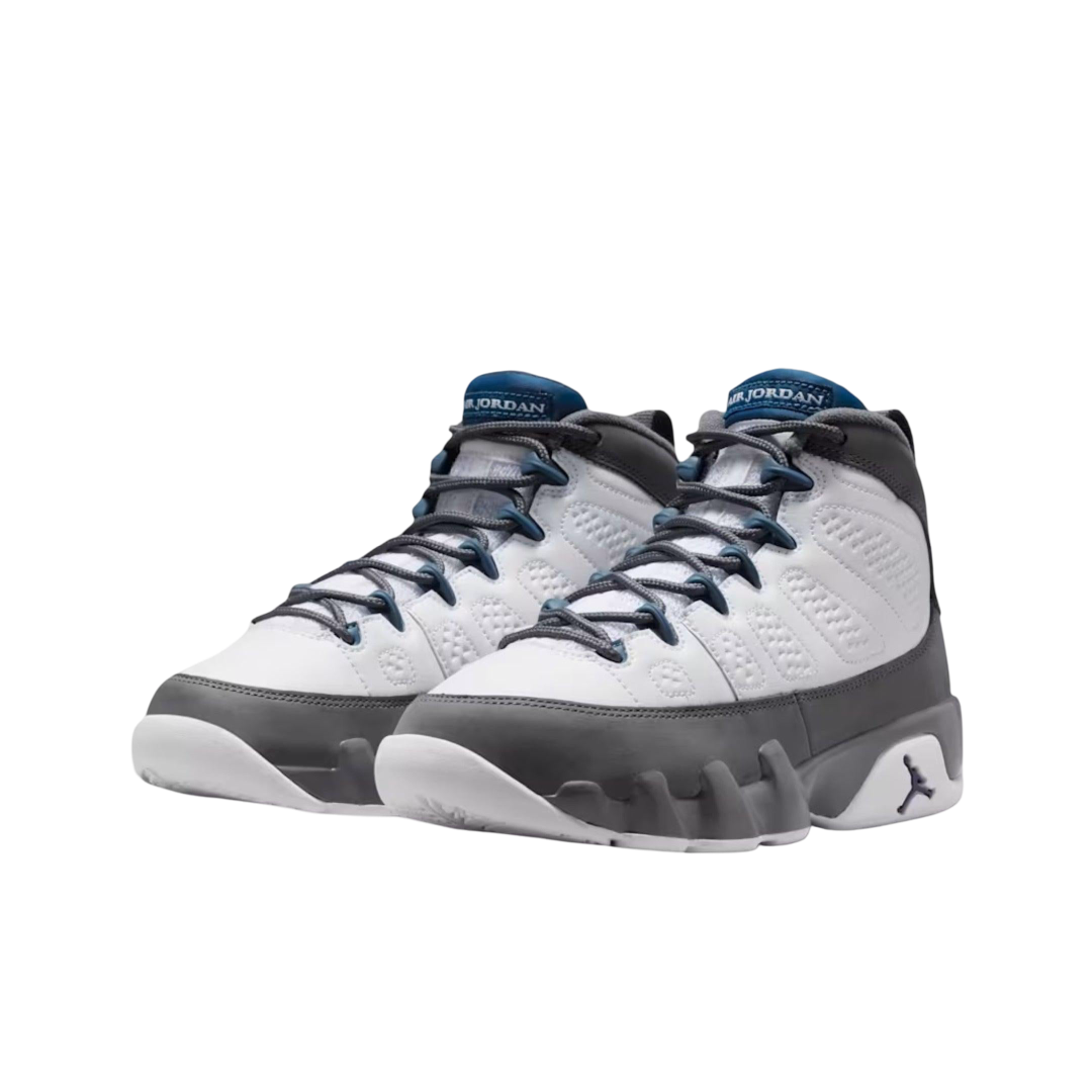 (GS) Air Jordan 9 Retro "Flint Grey / French Blue" (2026) [HV4574-100] Sneakers in Grey | FOOT NINJAS {3}