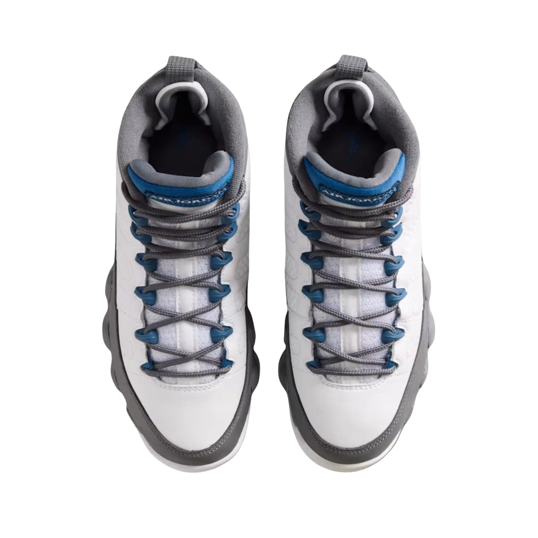 (GS) Air Jordan 9 Retro "Flint Grey / French Blue" (2026) [HV4574-100] Sneakers in Grey | FOOT NINJAS {4}