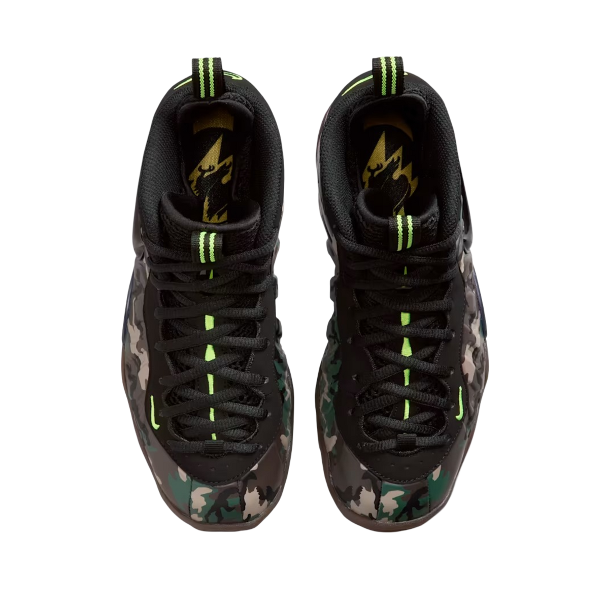 (GS) Nike Air Little Foamposite Pro "Green Camo" (2026) [IV7555-001] Sneakers in Multicolor | FOOT NINJAS {4}