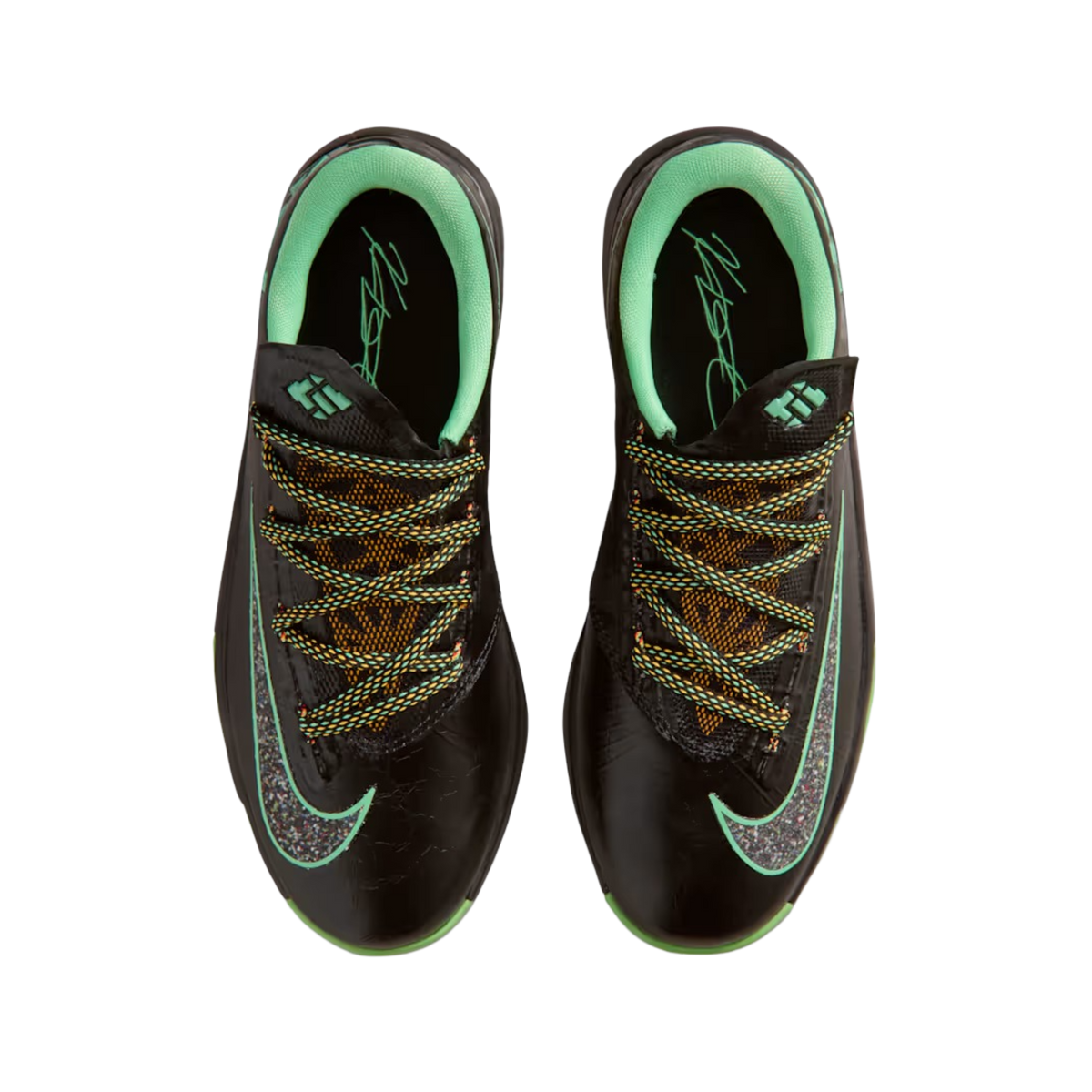 (GS) Nike KD 6 "Night Vision / Brazil" (2026) [IU1286-001] Sneakers in Black | FOOT NINJAS {4}
