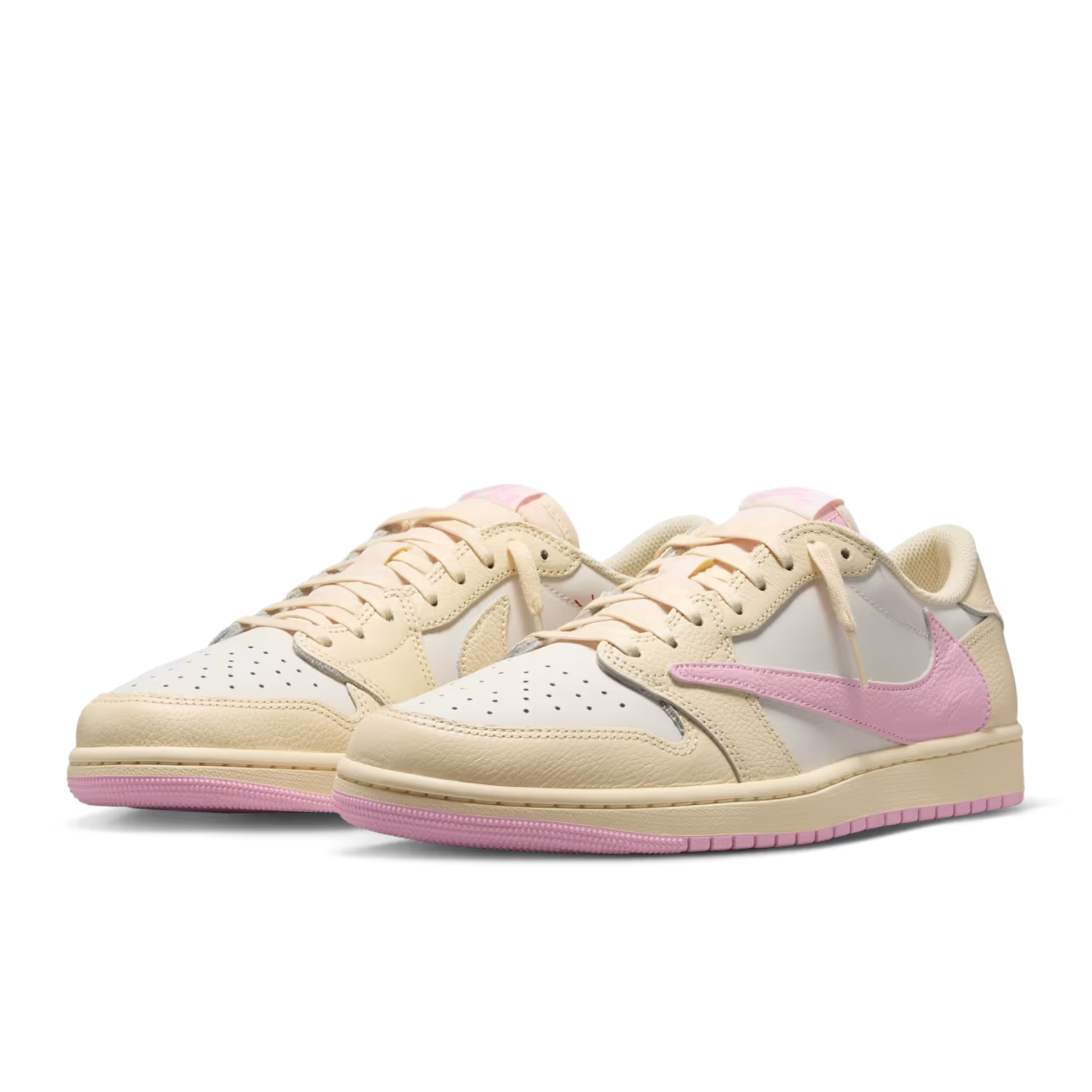 (Men's) Air Jordan 1 Low OG SP x Cactus Jack x Travis Scott "Shy Pink" (2026) Sneakers in Pink [IQ7604-100] | FOOT NINJAS [3]