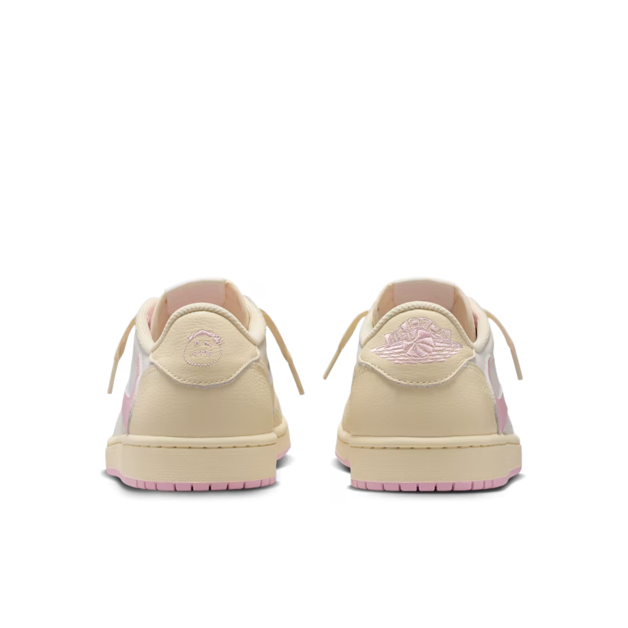 (Men's) Air Jordan 1 Low OG SP x Cactus Jack x Travis Scott "Shy Pink" (2026) Sneakers in Pink [IQ7604-100] | FOOT NINJAS [5]