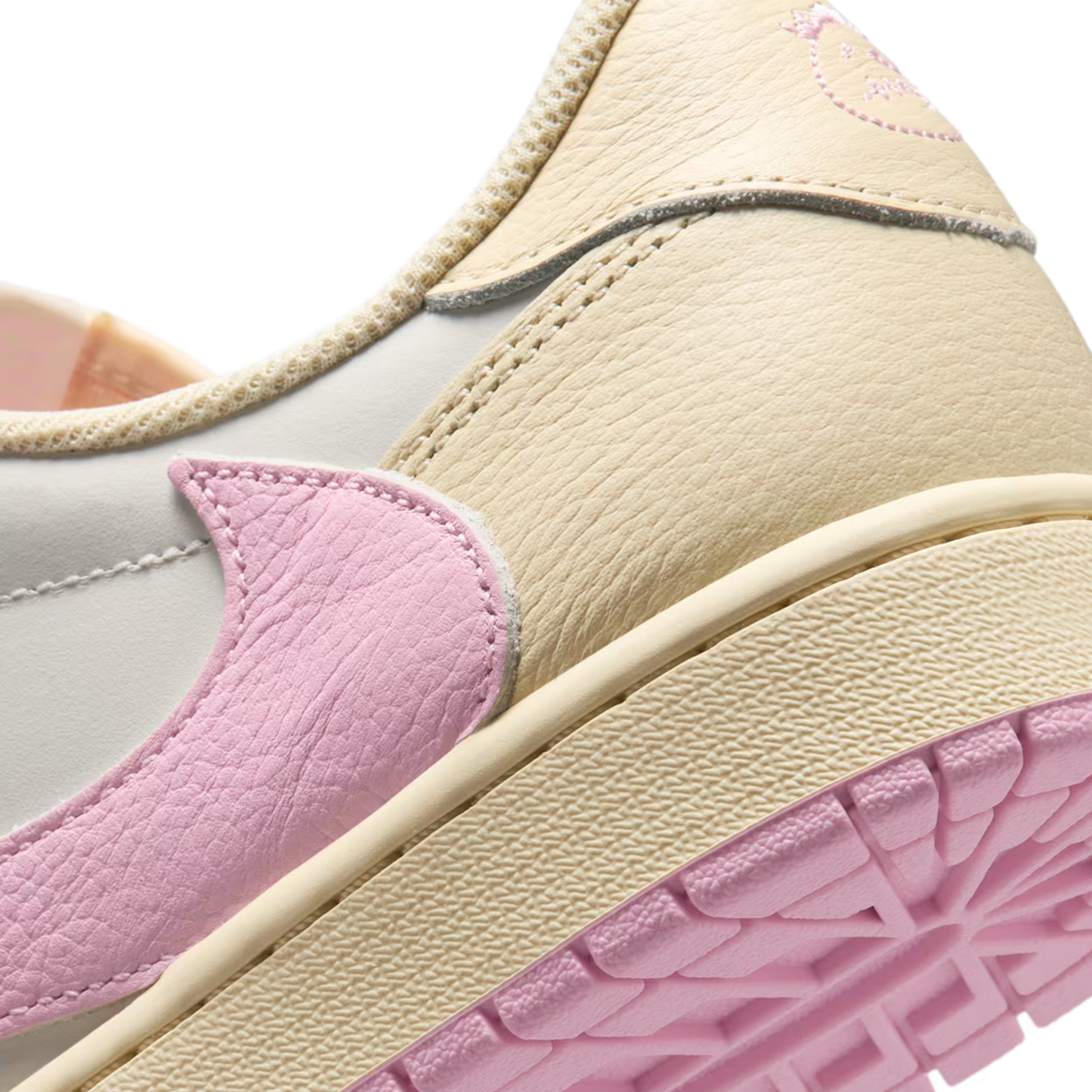 (Men's) Air Jordan 1 Low OG SP x Cactus Jack x Travis Scott "Shy Pink" (2026) Sneakers in Pink [IQ7604-100] | FOOT NINJAS [8]
