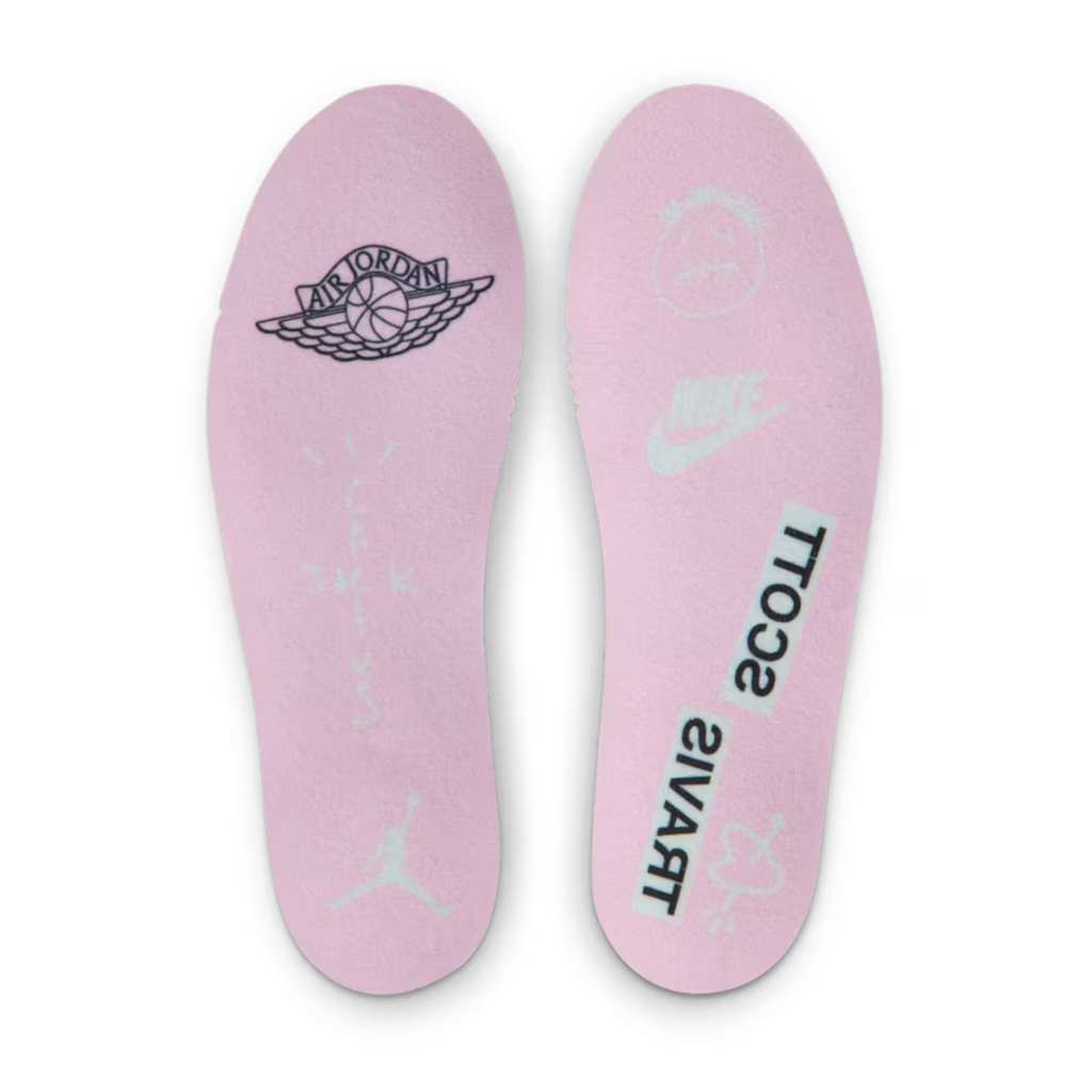 (Men's) Air Jordan 1 Low OG SP x Cactus Jack x Travis Scott "Shy Pink" (2026) Sneakers in Pink [IQ7604-100] | FOOT NINJAS [9]