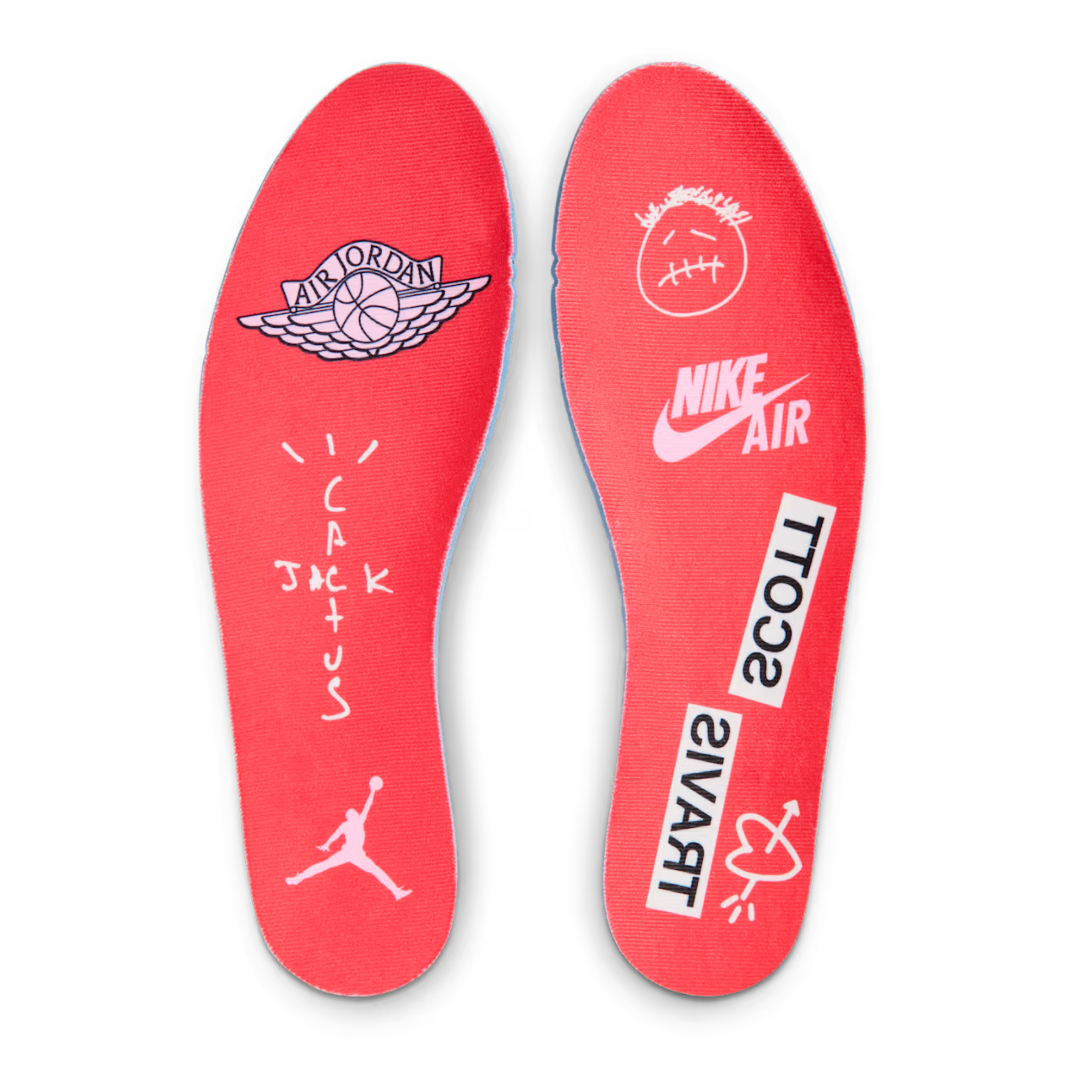 (Men's) Air Jordan 1 Low OG SP x Cactus Jack x Travis Scott "Tropical Pink" (2026) Sneakers in Pink [IQ7604-101] | FOOT NINJAS [9]