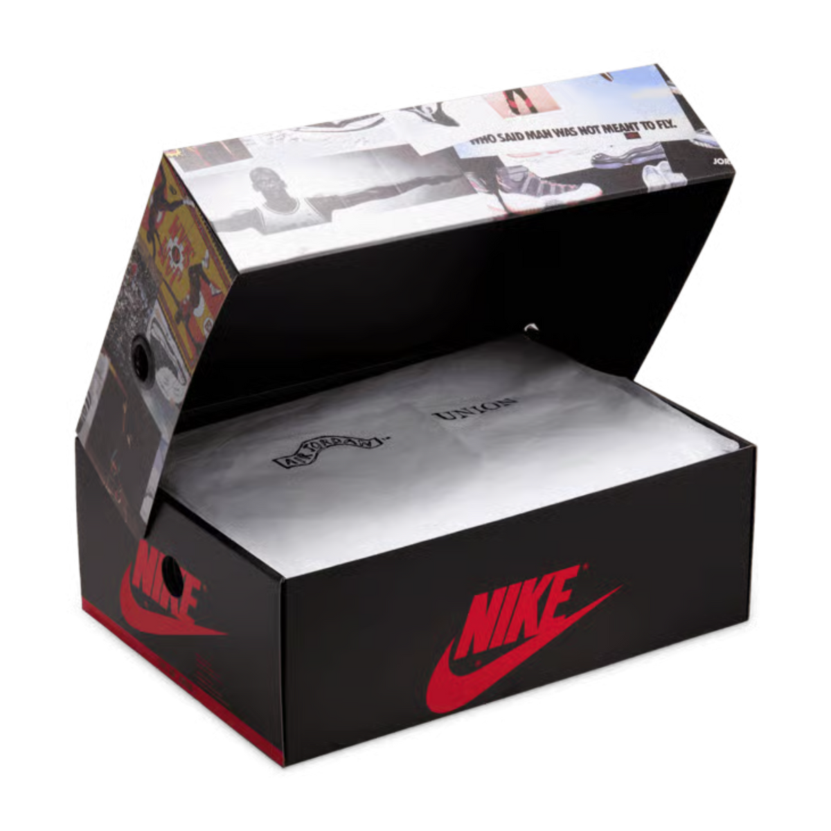 (Men's) Air Jordan 1 Retro High OG SP x Union LA "Chicago Shadow" (2025) [HV8563-600] Sneakers in Red | FOOT NINJAS {12}
