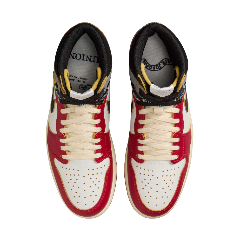 (Men's) Air Jordan 1 Retro High OG SP x Union LA "Chicago Shadow" (2025) [HV8563-600] Sneakers in Red | FOOT NINJAS {4}