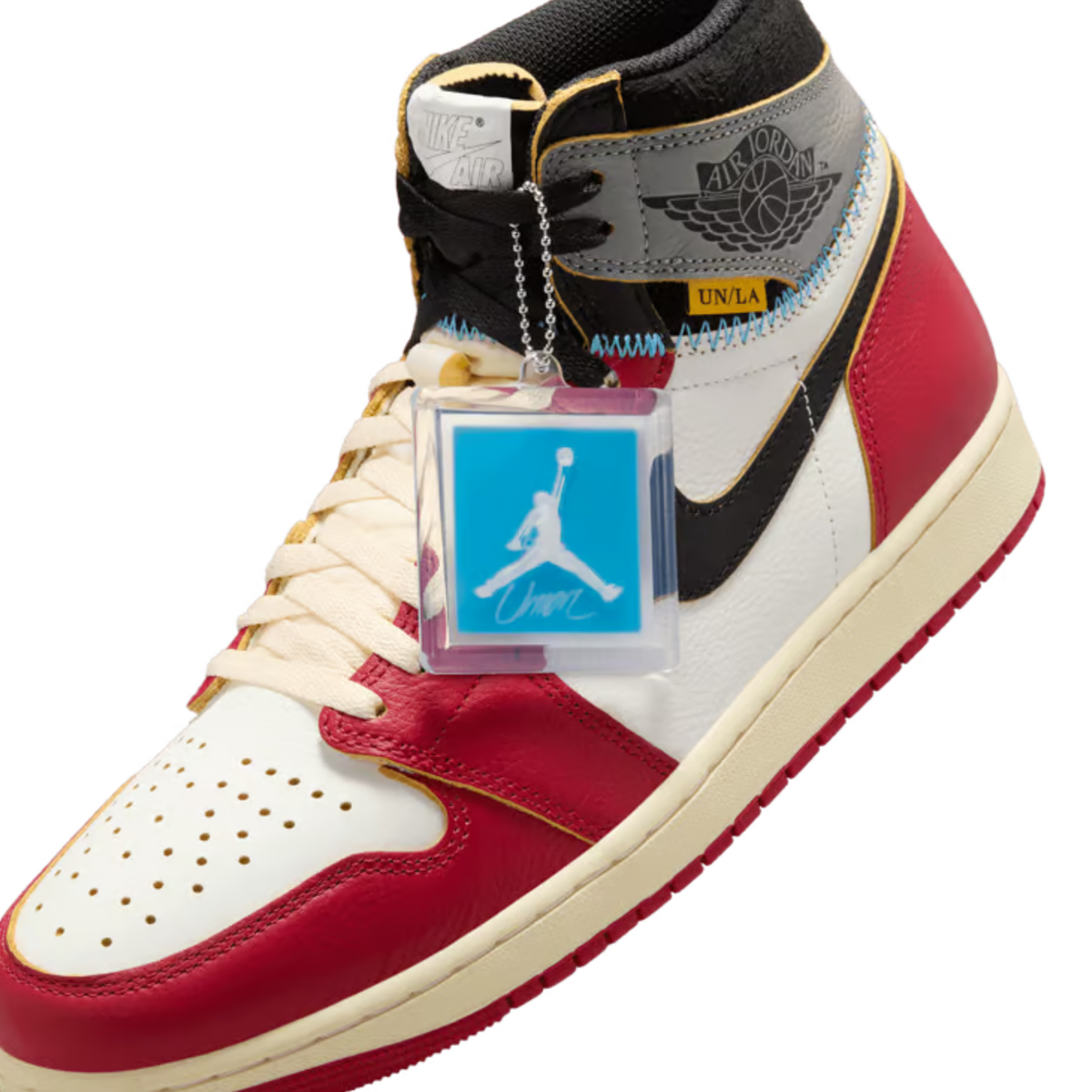 (Men's) Air Jordan 1 Retro High OG SP x Union LA "Chicago Shadow" (2025) [HV8563-600] Sneakers in Red | FOOT NINJAS {7}