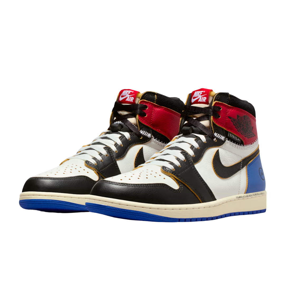 (Men's) Air Jordan 1 Retro High OG x Fragment Design x Union LA "Varsity Red / Sport Royal" (2026) [IO7847-002] Sneakers in Multicolor | FOOT NINJAS {3}