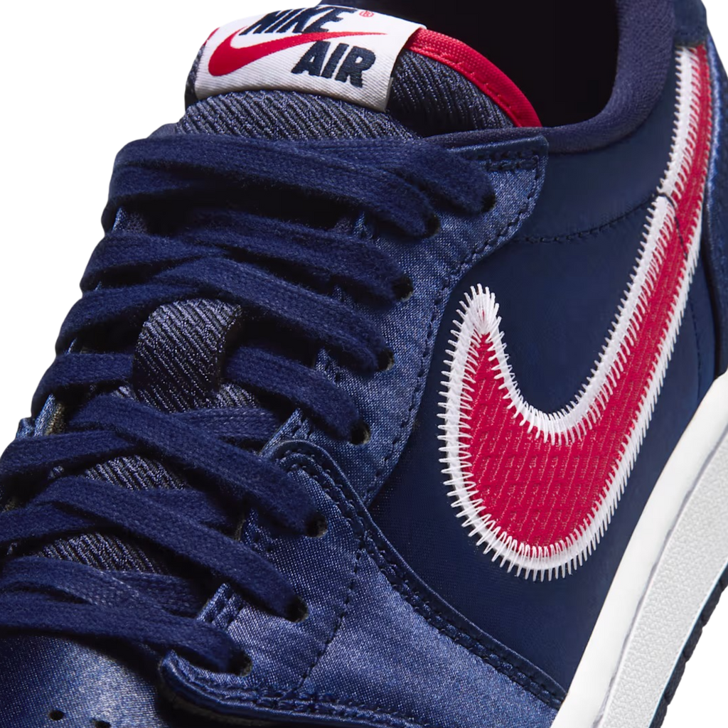 (Men's) Air Jordan 1 Retro Low OG "Howard University 2.0" (2026) [IX8478-410] Sneakers in Blue | FOOT NINJAS {7}