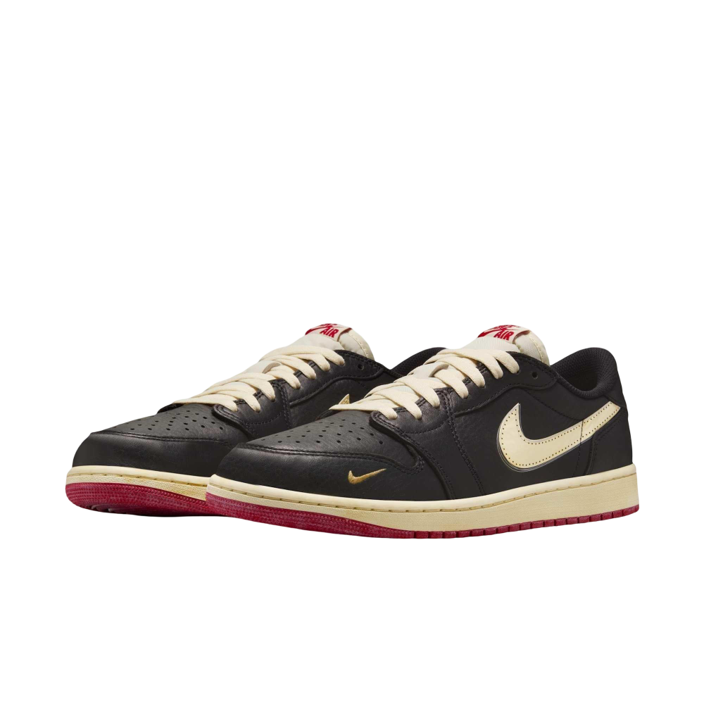 (Men's) Air Jordan 1 Retro Low OG Nitro x Nigel Sylvester "Better With Time" (2025) [IB8958-001] Sneakers in Black | FOOT NINJAS {3}