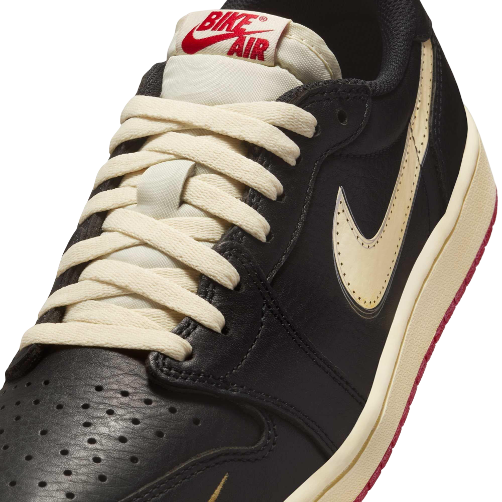(Men's) Air Jordan 1 Retro Low OG Nitro x Nigel Sylvester "Better With Time" (2025) [IB8958-001] Sneakers in Black | FOOT NINJAS {8}