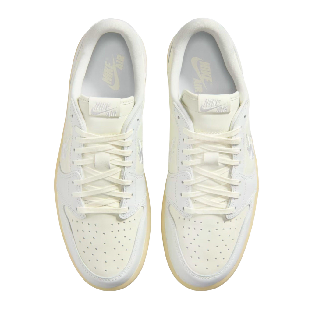 (Men's) Air Jordan 1 Retro Low OG "Rabbit Floral Swoosh" (2026) [IF4391-100] Sneakers in Beige | FOOT NINJAS {4}