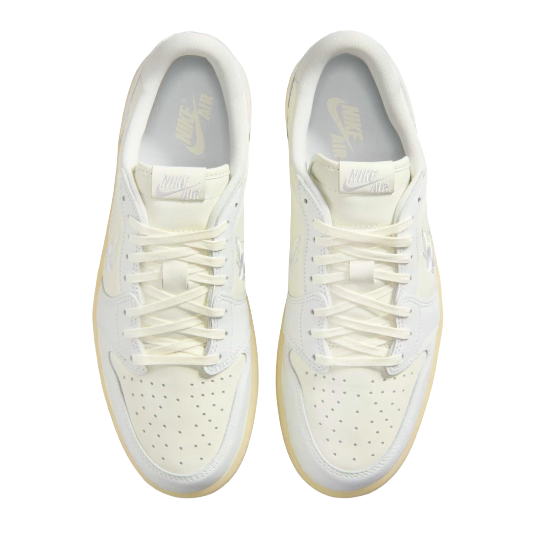 (Men's) Air Jordan 1 Retro Low OG "Rabbit Floral Swoosh" (2026) [IF4391-100] Sneakers in Beige | FOOT NINJAS {4}