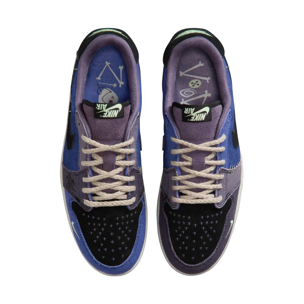 (Men's) Air Jordan 1 Retro Low OG x Zion Williamson "Voodoo Alternate" (2025) [IH2309-500] Sneakers in Purple | FOOT NINJAS {4}