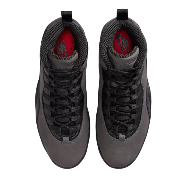 (Men's) Air Jordan 10 Retro "Shadow" (2025) [HJ6779-001] Sneakers in Grey | FOOT NINJAS {4}