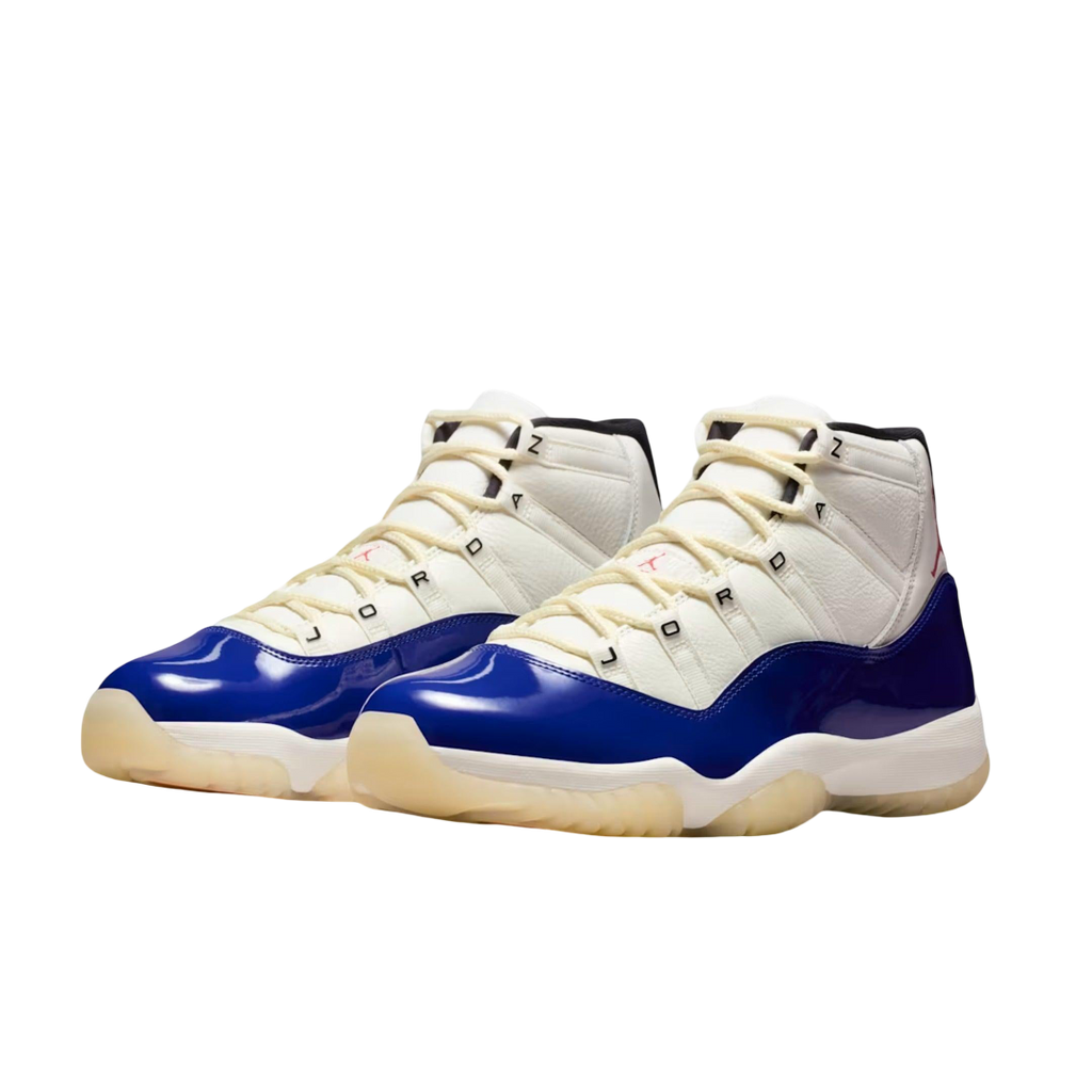 (Men's) Air Jordan 11 Retro "Rare Air" (2025) [IH0296-400] Sneakers in Blue | FOOT NINJAS {3}