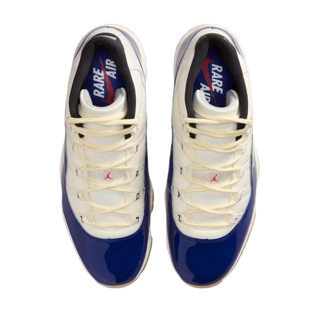 (Men's) Air Jordan 11 Retro "Rare Air" (2025) [IH0296-400] Sneakers in Blue | FOOT NINJAS {4}